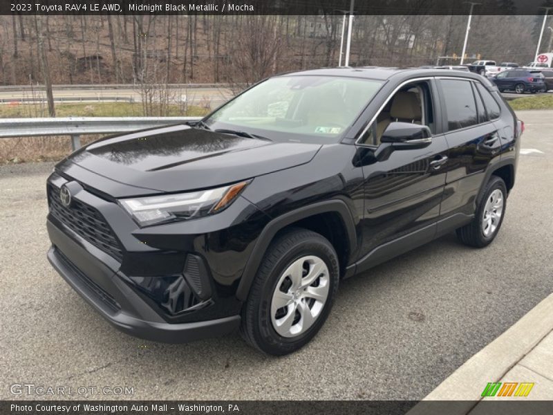 Midnight Black Metallic / Mocha 2023 Toyota RAV4 LE AWD