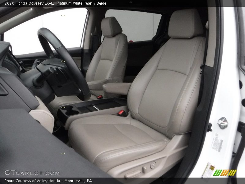 Platinum White Pearl / Beige 2020 Honda Odyssey EX-L