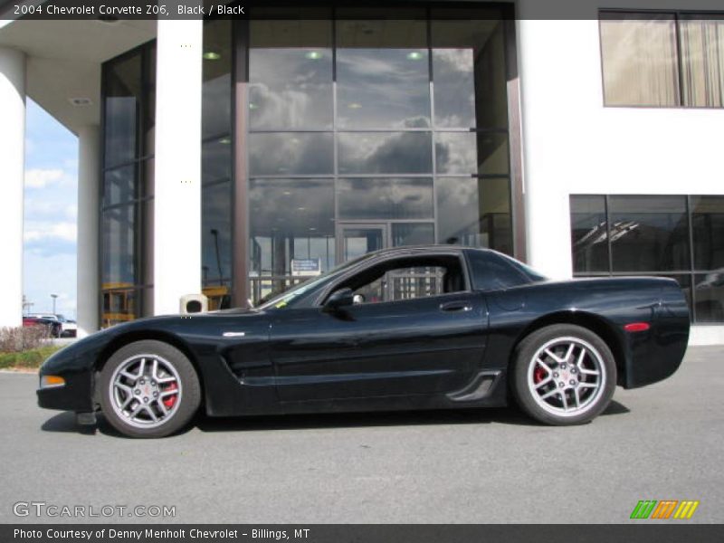 Black / Black 2004 Chevrolet Corvette Z06