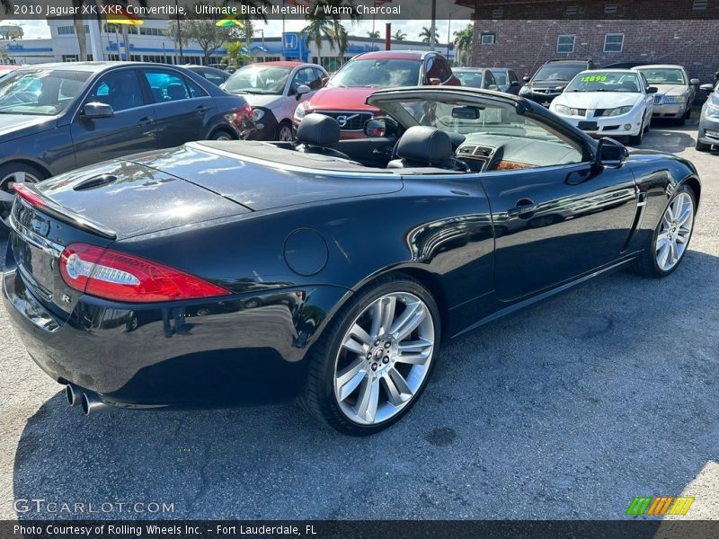 Ultimate Black Metallic / Warm Charcoal 2010 Jaguar XK XKR Convertible