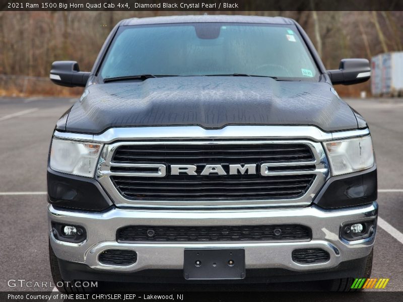 Diamond Black Crystal Pearl / Black 2021 Ram 1500 Big Horn Quad Cab 4x4