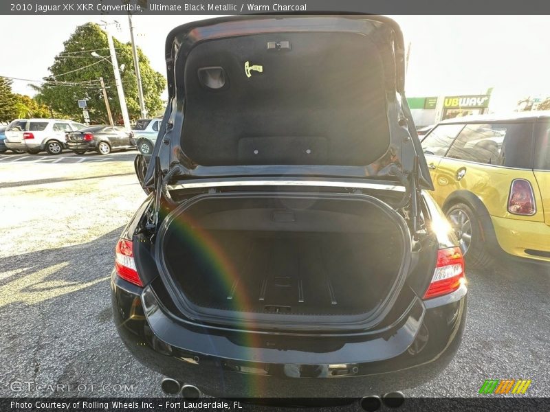 Ultimate Black Metallic / Warm Charcoal 2010 Jaguar XK XKR Convertible