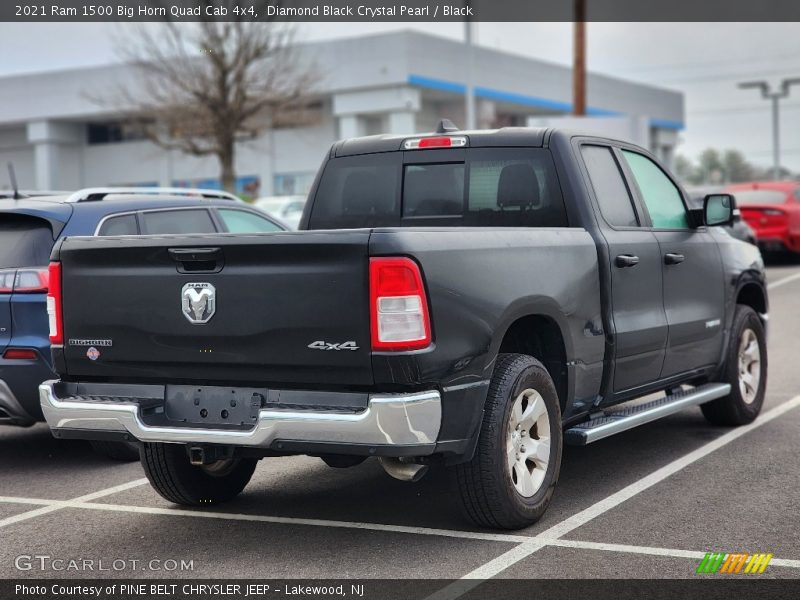 Diamond Black Crystal Pearl / Black 2021 Ram 1500 Big Horn Quad Cab 4x4