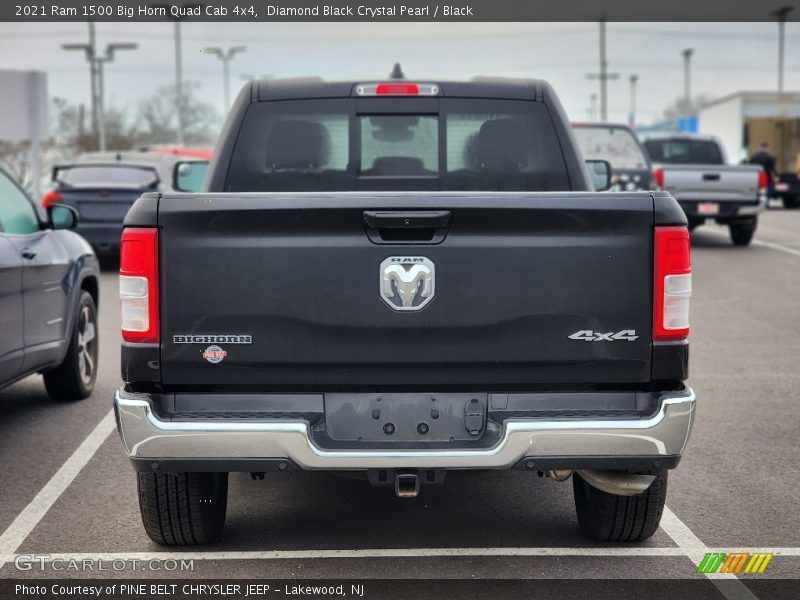 Diamond Black Crystal Pearl / Black 2021 Ram 1500 Big Horn Quad Cab 4x4