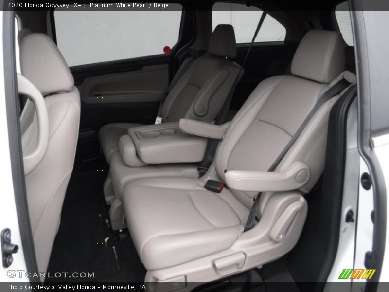 Platinum White Pearl / Beige 2020 Honda Odyssey EX-L