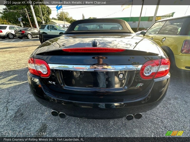 Ultimate Black Metallic / Warm Charcoal 2010 Jaguar XK XKR Convertible