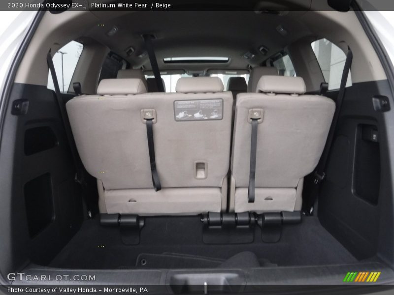 Platinum White Pearl / Beige 2020 Honda Odyssey EX-L