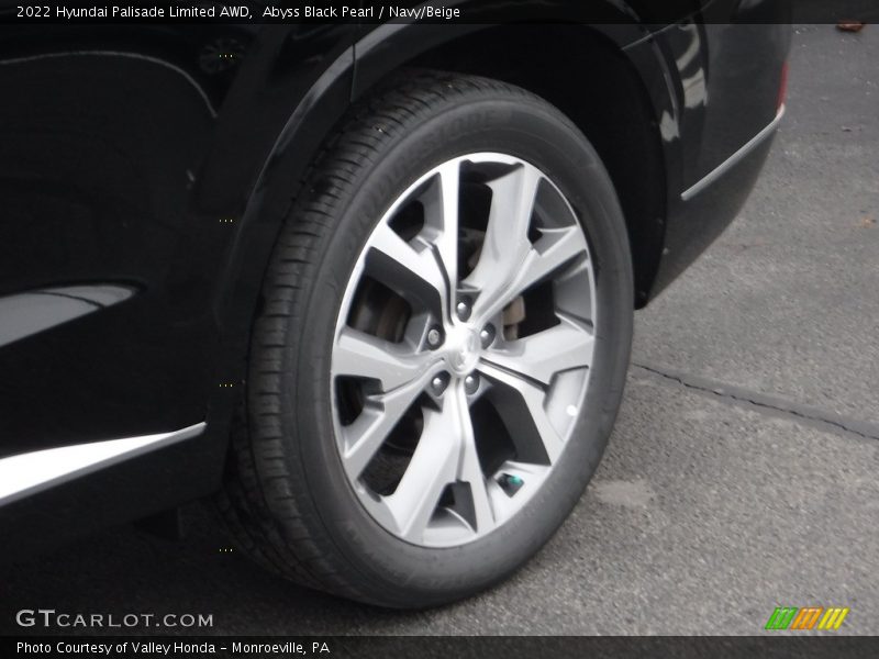Abyss Black Pearl / Navy/Beige 2022 Hyundai Palisade Limited AWD