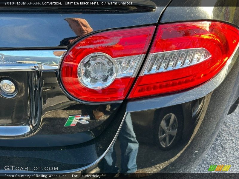 Ultimate Black Metallic / Warm Charcoal 2010 Jaguar XK XKR Convertible