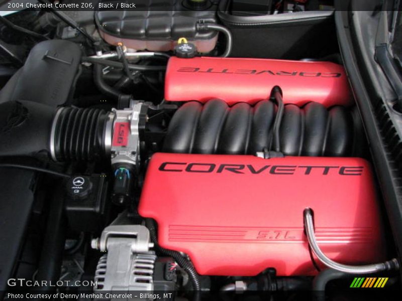 Black / Black 2004 Chevrolet Corvette Z06