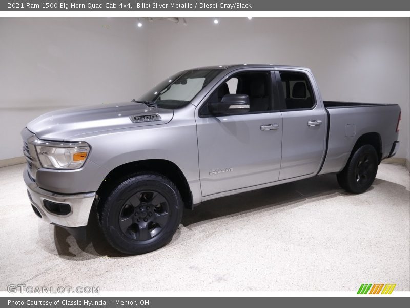 Front 3/4 View of 2021 1500 Big Horn Quad Cab 4x4
