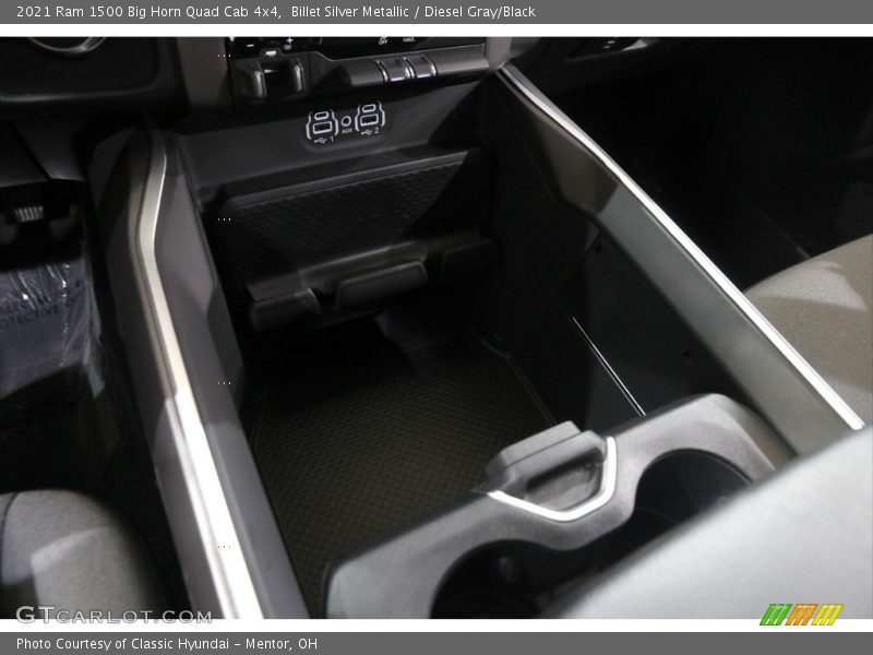 Billet Silver Metallic / Diesel Gray/Black 2021 Ram 1500 Big Horn Quad Cab 4x4