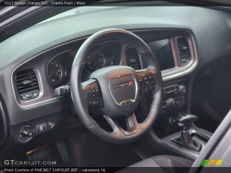 Granite Pearl / Black 2017 Dodge Charger SXT