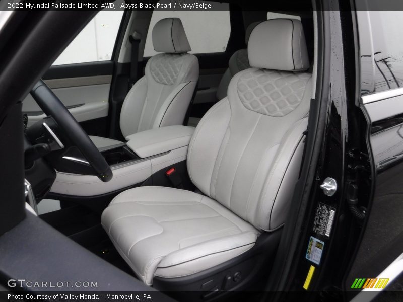 Abyss Black Pearl / Navy/Beige 2022 Hyundai Palisade Limited AWD