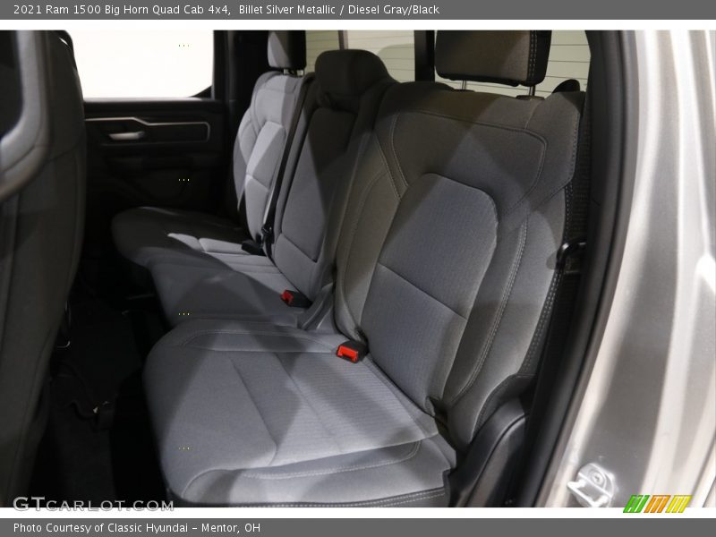 Billet Silver Metallic / Diesel Gray/Black 2021 Ram 1500 Big Horn Quad Cab 4x4