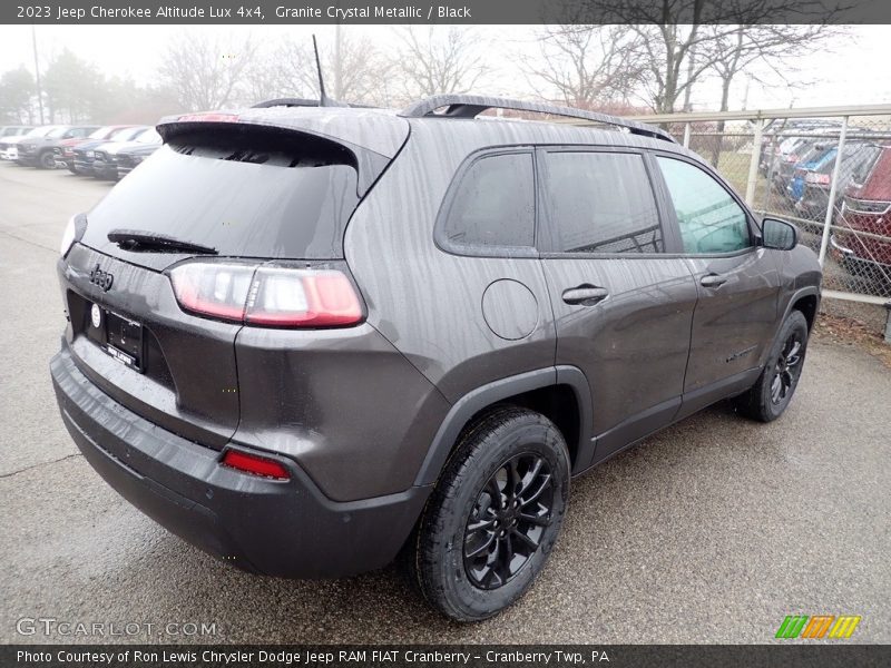 Granite Crystal Metallic / Black 2023 Jeep Cherokee Altitude Lux 4x4