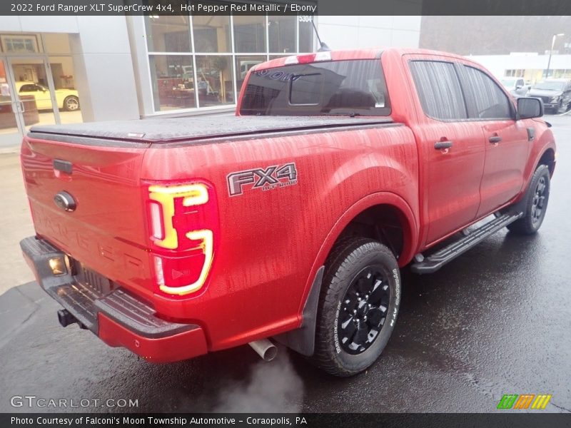 Hot Pepper Red Metallic / Ebony 2022 Ford Ranger XLT SuperCrew 4x4