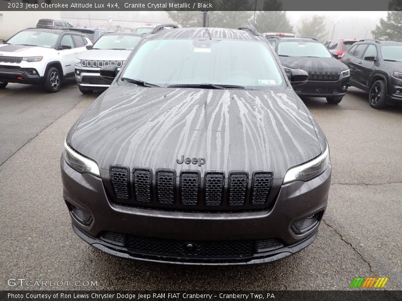 Granite Crystal Metallic / Black 2023 Jeep Cherokee Altitude Lux 4x4
