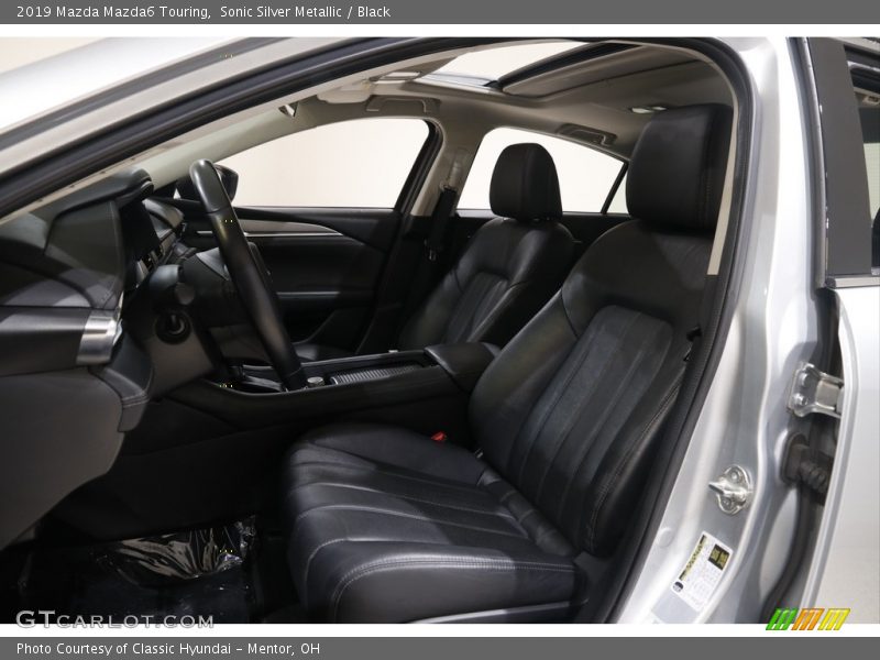 Sonic Silver Metallic / Black 2019 Mazda Mazda6 Touring