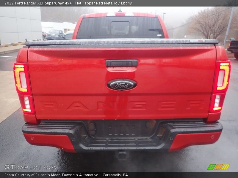 Hot Pepper Red Metallic / Ebony 2022 Ford Ranger XLT SuperCrew 4x4
