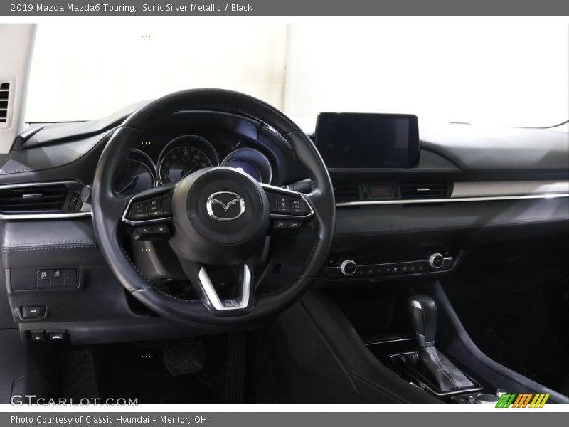 Sonic Silver Metallic / Black 2019 Mazda Mazda6 Touring