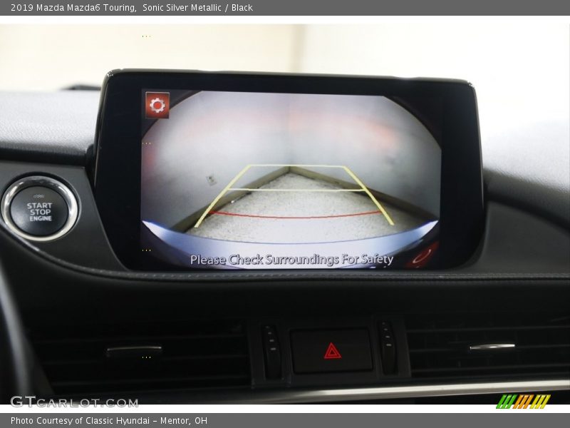 Sonic Silver Metallic / Black 2019 Mazda Mazda6 Touring