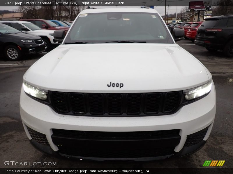 Bright White / Global Black 2023 Jeep Grand Cherokee L Altitude 4x4