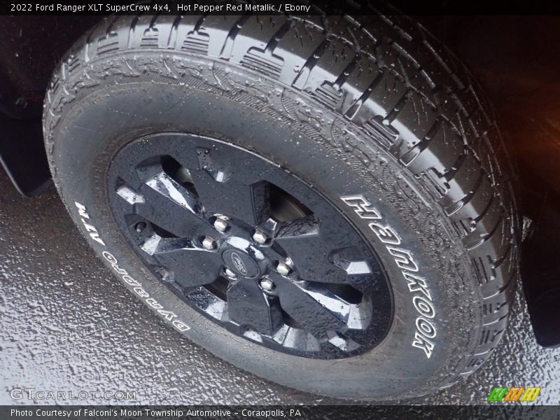 Hot Pepper Red Metallic / Ebony 2022 Ford Ranger XLT SuperCrew 4x4