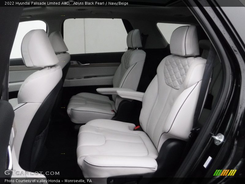 Abyss Black Pearl / Navy/Beige 2022 Hyundai Palisade Limited AWD