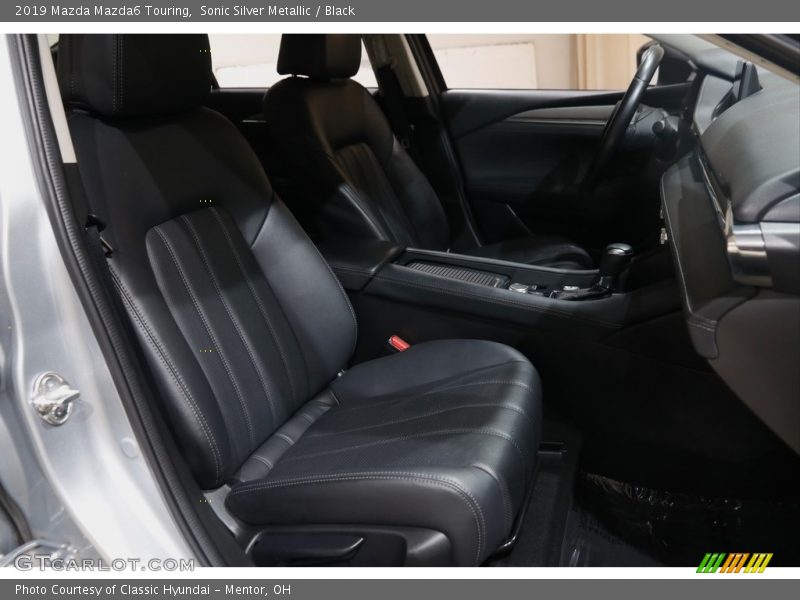 Sonic Silver Metallic / Black 2019 Mazda Mazda6 Touring