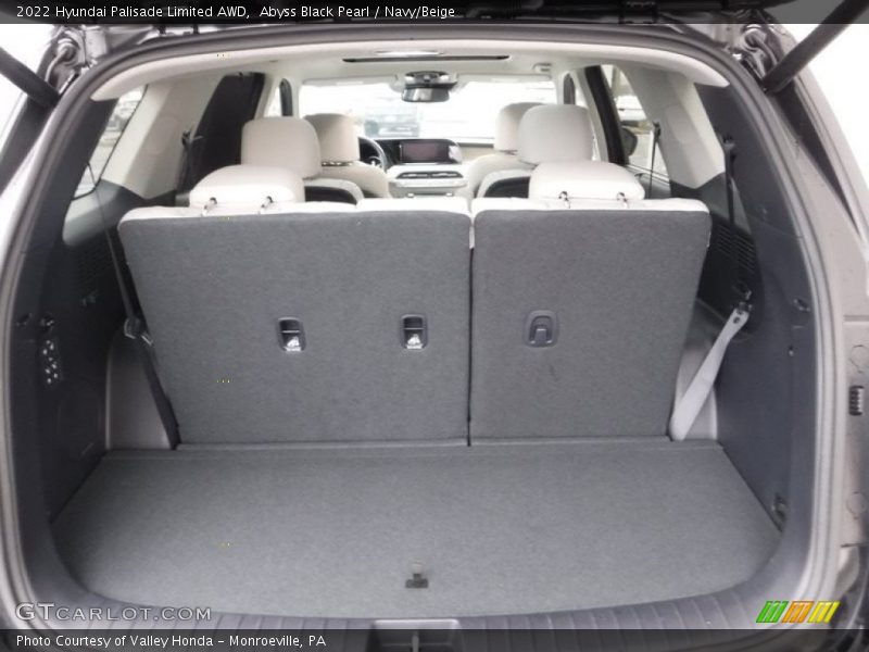Abyss Black Pearl / Navy/Beige 2022 Hyundai Palisade Limited AWD