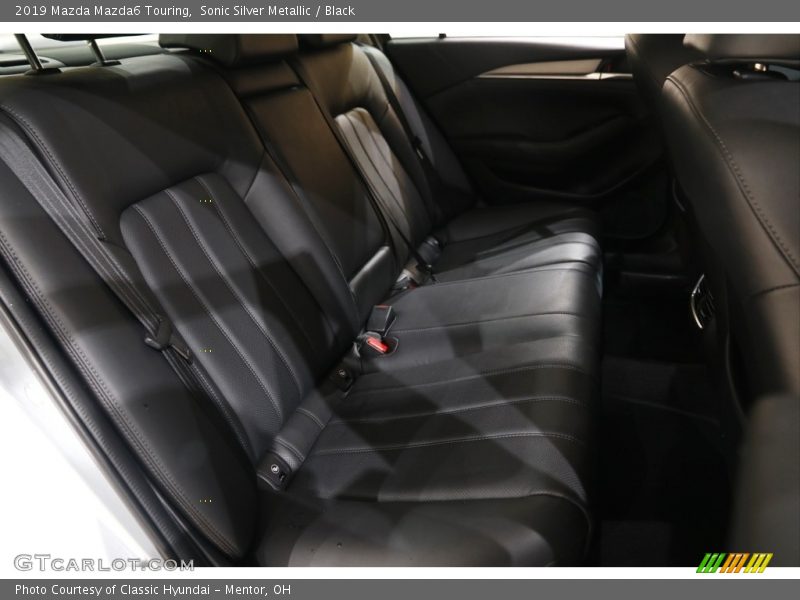 Sonic Silver Metallic / Black 2019 Mazda Mazda6 Touring