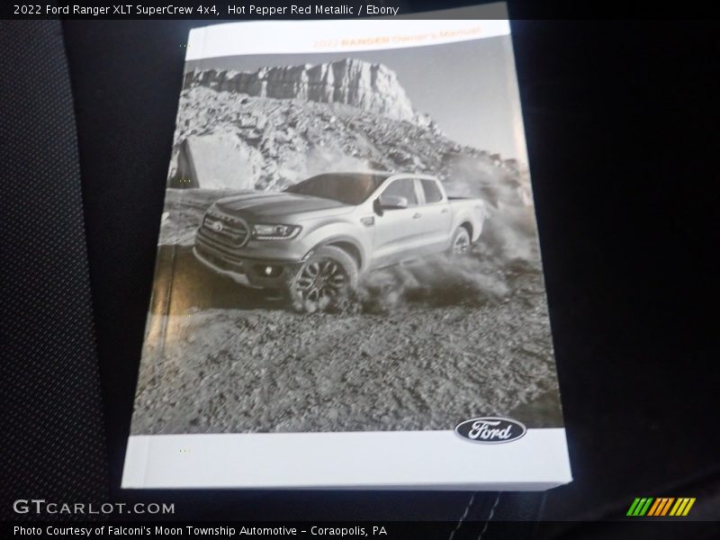 Hot Pepper Red Metallic / Ebony 2022 Ford Ranger XLT SuperCrew 4x4