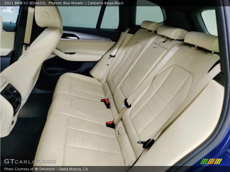 Phytonic Blue Metallic / Canberra Beige/Black 2021 BMW X3 sDrive30i