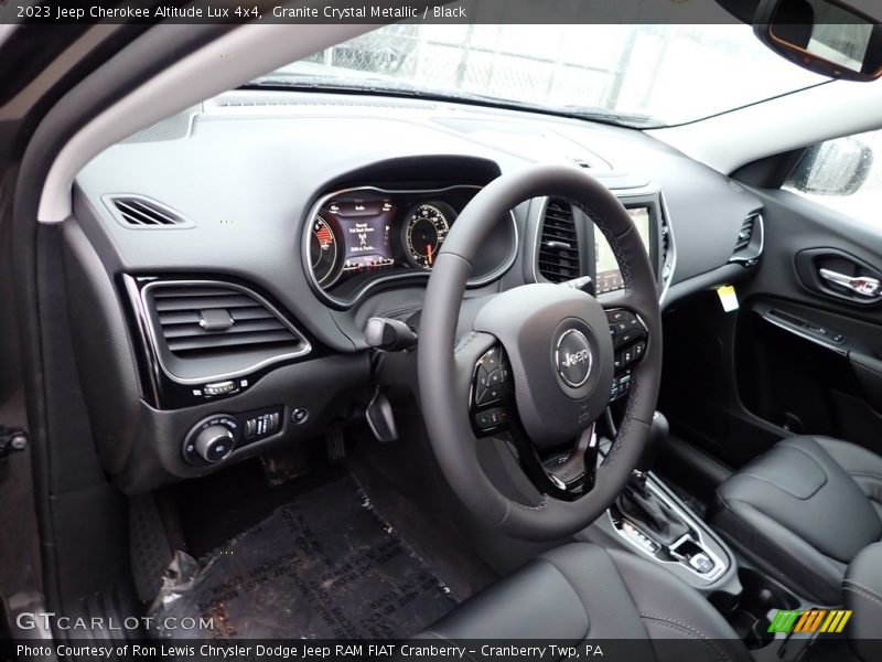 Granite Crystal Metallic / Black 2023 Jeep Cherokee Altitude Lux 4x4
