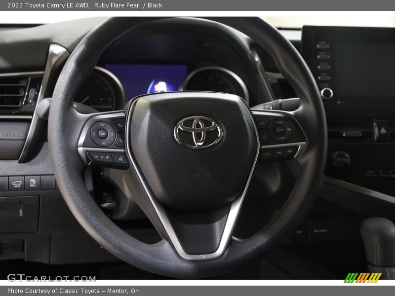 Ruby Flare Pearl / Black 2022 Toyota Camry LE AWD