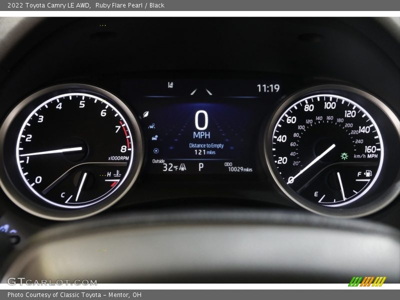 Ruby Flare Pearl / Black 2022 Toyota Camry LE AWD
