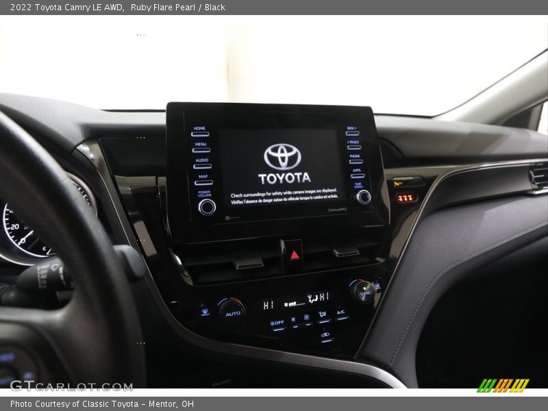 Ruby Flare Pearl / Black 2022 Toyota Camry LE AWD