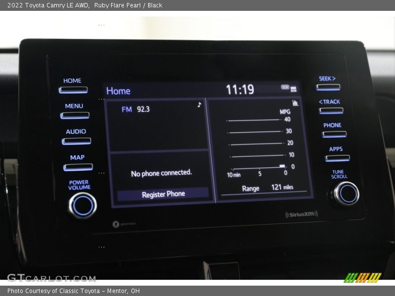 Ruby Flare Pearl / Black 2022 Toyota Camry LE AWD