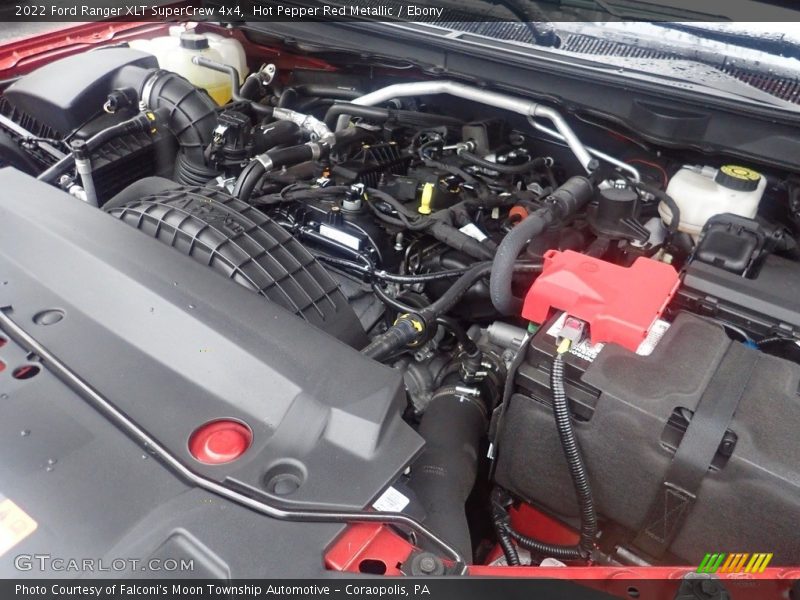 Hot Pepper Red Metallic / Ebony 2022 Ford Ranger XLT SuperCrew 4x4