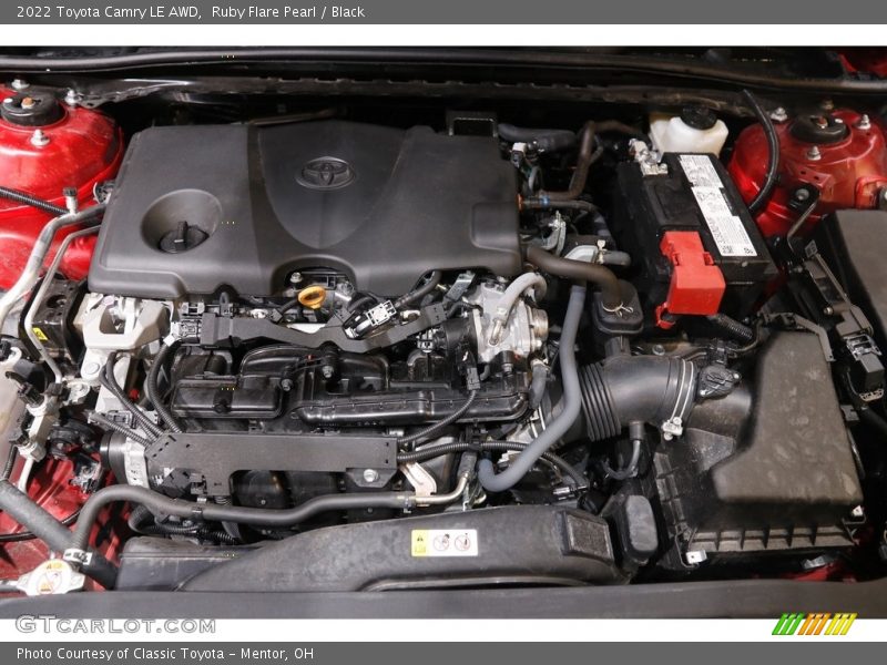 Ruby Flare Pearl / Black 2022 Toyota Camry LE AWD
