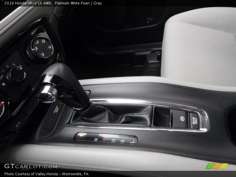 Platinum White Pearl / Gray 2019 Honda HR-V LX AWD