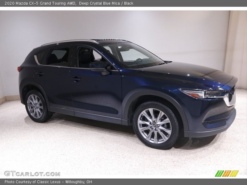 Deep Crystal Blue Mica / Black 2020 Mazda CX-5 Grand Touring AWD