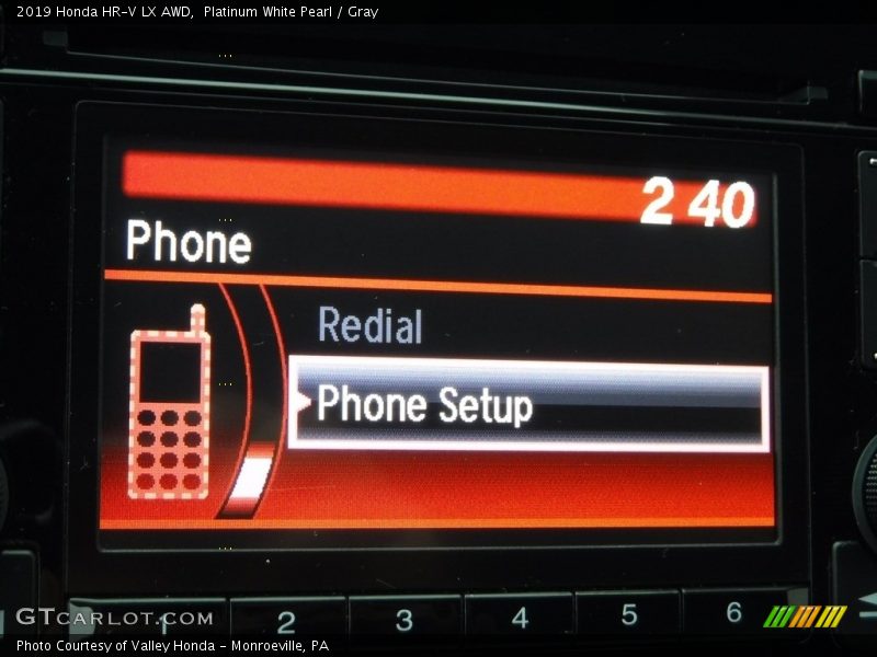 Platinum White Pearl / Gray 2019 Honda HR-V LX AWD