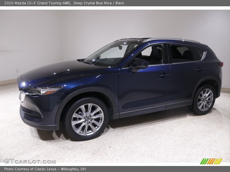 Deep Crystal Blue Mica / Black 2020 Mazda CX-5 Grand Touring AWD