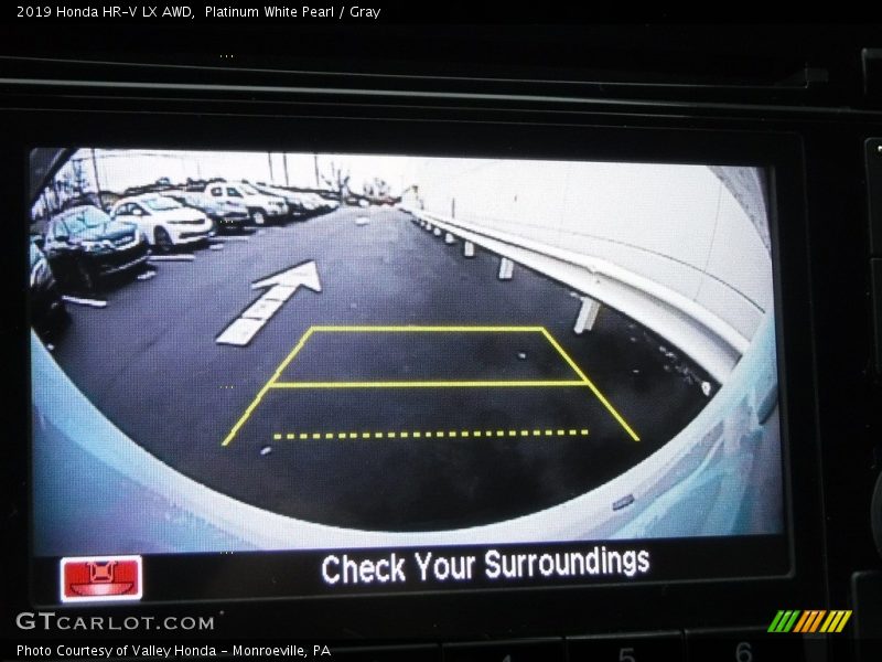Platinum White Pearl / Gray 2019 Honda HR-V LX AWD