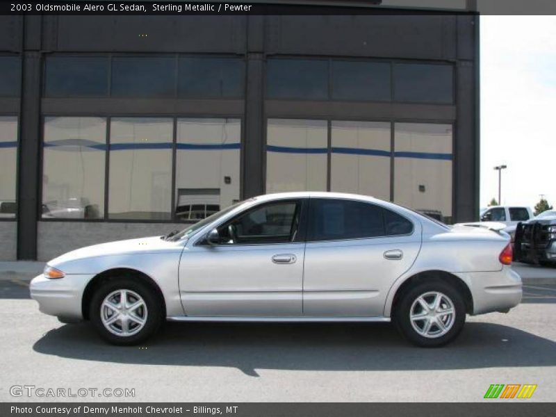 Sterling Metallic / Pewter 2003 Oldsmobile Alero GL Sedan