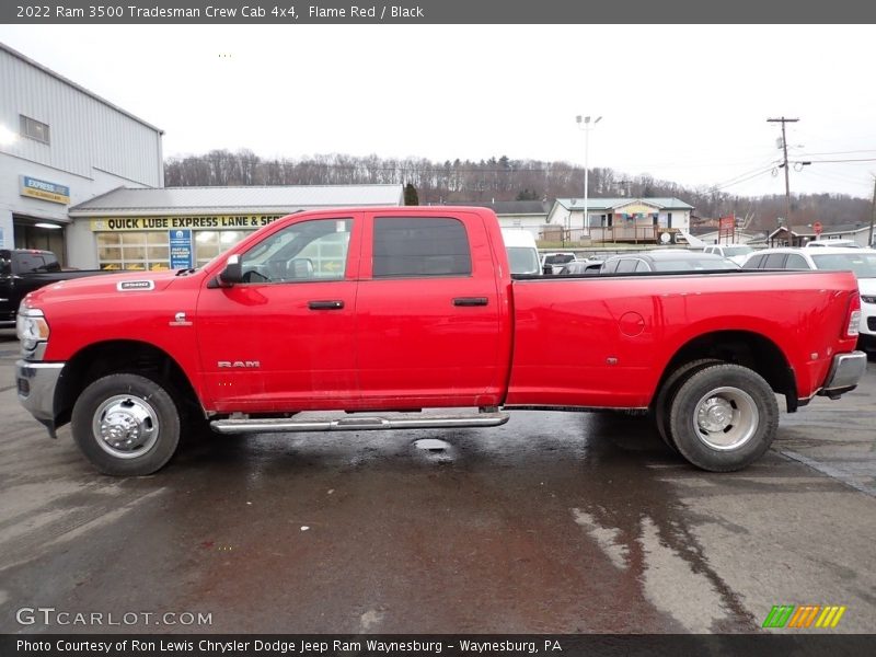 Flame Red / Black 2022 Ram 3500 Tradesman Crew Cab 4x4