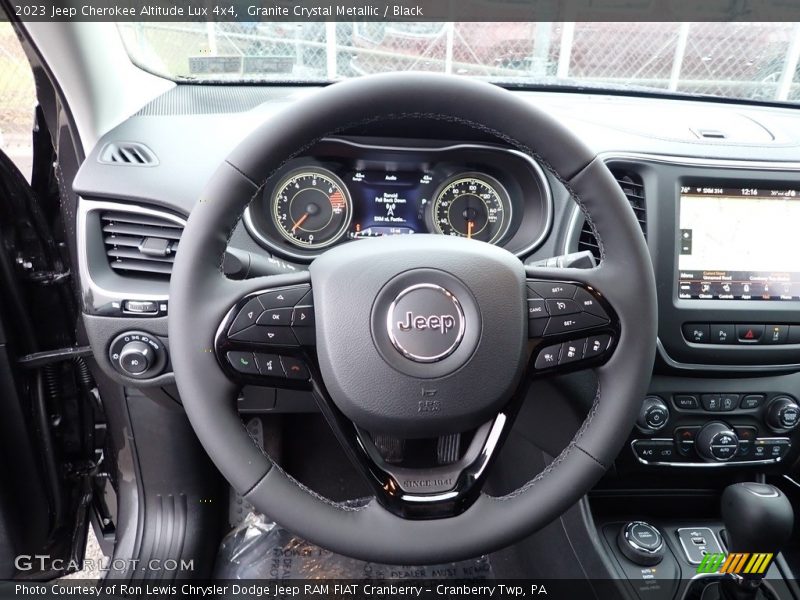 Granite Crystal Metallic / Black 2023 Jeep Cherokee Altitude Lux 4x4