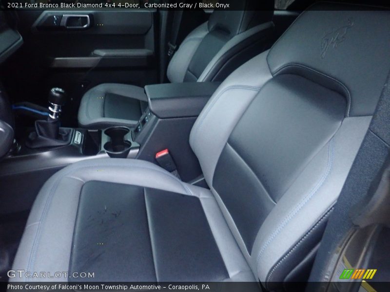 Front Seat of 2021 Bronco Black Diamond 4x4 4-Door